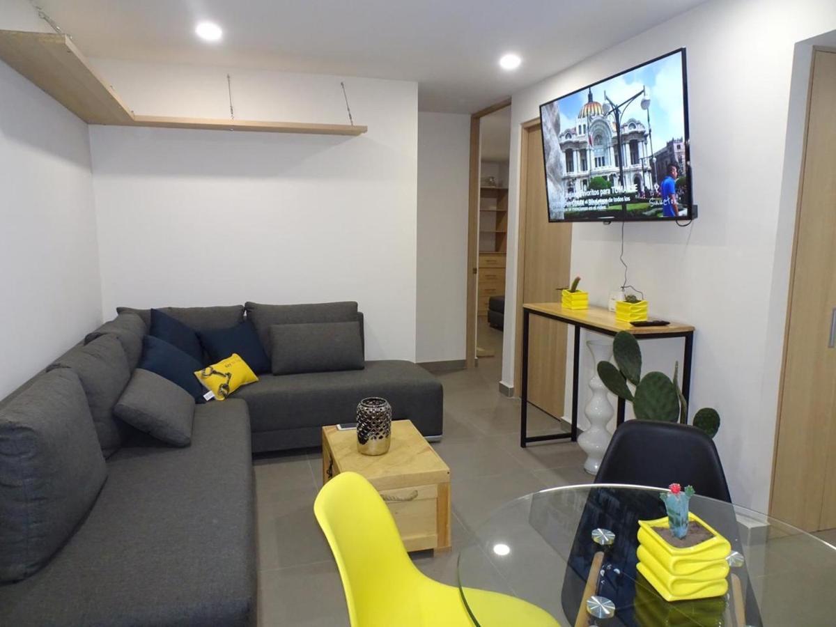 Downtown Depto Con Terraza Privada Appartement Mexico-stad Buitenkant foto