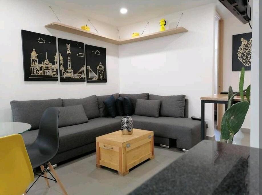 Downtown Depto Con Terraza Privada Appartement Mexico-stad Buitenkant foto